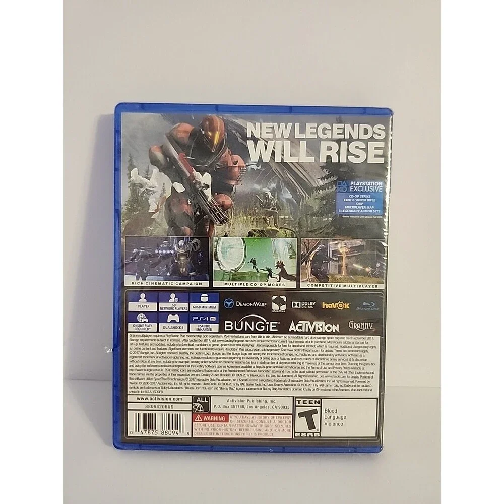 Destiny 2 - Sony PlayStation 4 Console Video Game Action Activision